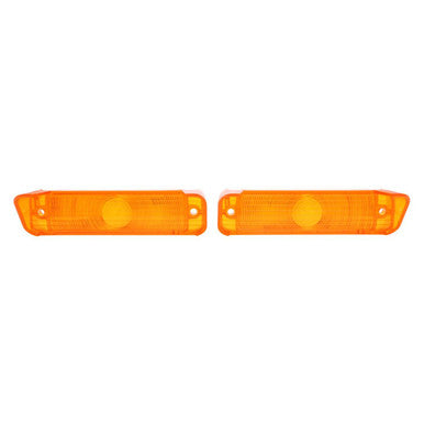 Trim Parts 1967 Chevrolet Full Size Car Amber Parking Light Lens, Pair - (A2442)