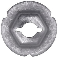 Thread Cutting Pal Nut, 3/16" Stud Size, Hex Washer Head, Zinc Plated
