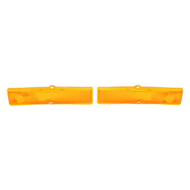 Trim Parts 1962-64 Chevrolet Chevy II/Nova Amber Parking Light Lens, Pair - A3044
