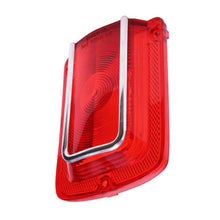 Trim Parts 1965 Chevrolet Chevelle Red Tail Light Lens W/Chrome Trim, Pair - (A4205)