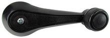 1979-86 Ford, Mercury; Window Crank Handle; Mustang, Capri; Escort; Black Knob