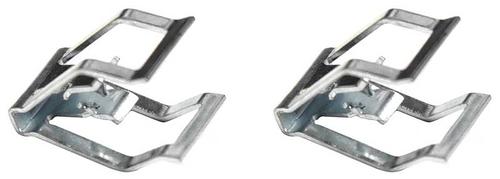 1994-2004 Mustang; Door Panel Window Switch Bezel Clips; 2 Piece; Pair