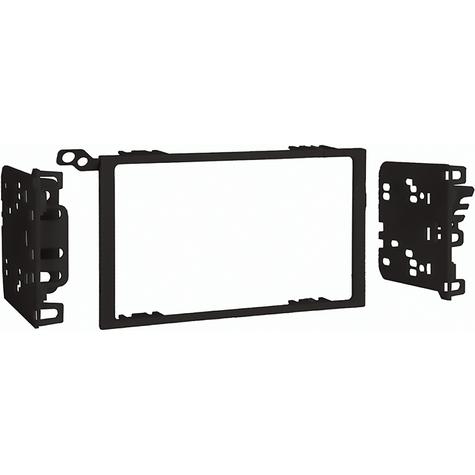 2003-06 Chevrolet Silverado, GMC Sierra, 2000-05 Impala; Radio Mounting Bracket Multi kit; Double DIN 4 inch tall radio