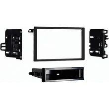 2003-07 Chevrolet Silverado, GMC Sierra, Tahoe, Yukon Radio Mounting Bracket Multi kit; Single DIN 2 Inch/Double DIN 4 I