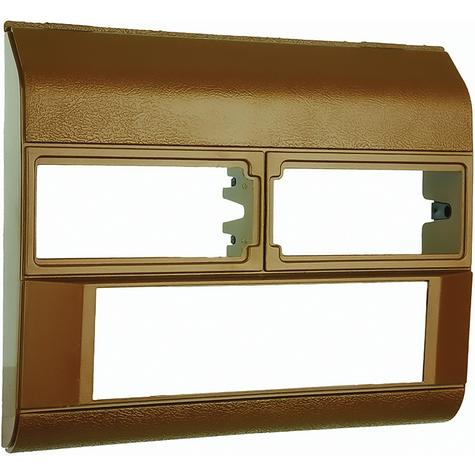 1988-94 Chevrolet Silverado, GMC Sierra, 1992-94 Blazer/Yukon Radio Mounting Bracket Multi kit; Brown Trim; Single DIN 2
