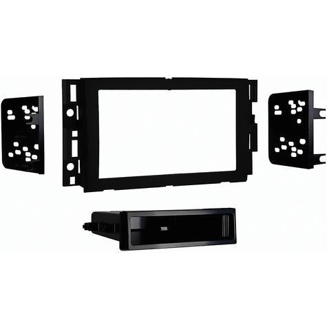 2007-13 Chevrolet Silverado, Tahoe, GMC Sierra; Radio Mounting Kit; Single/Double DIN; 2/4 Inch Tall Radio