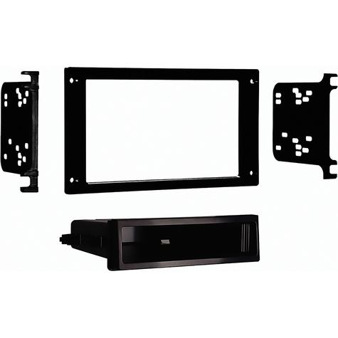 1987-93 Ford Mustang; Radio Mounting Kit; Single DIN 2 Inch Tall Radio