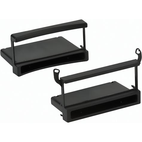 1995-04 Ford F-150, 1999-04 F-250-F750; Radio Mounting Kit; Single DIN 2 Inch Tall Radio
