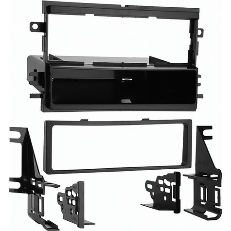 2005-09 Mustang, 2004-08 F-150; Radio Mounting Kit; Single DIN 2 Inch Tall Radio