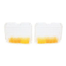 Trim Parts 1972 Chevrolet El Camino 2nd Design Clear Parking Light Lens, Pair - (A4860)
