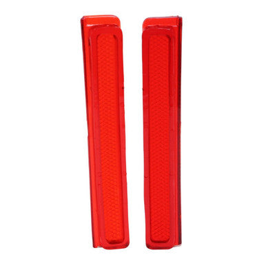 Trim Parts 1970-72 Chevrolet El Camino/1971-72 GMC Sprint Rear Lamp Lens Reflector, Pair - (A4869)