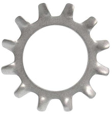 External Tooth Lock Washer, 7/16" ID, Zinc Plated