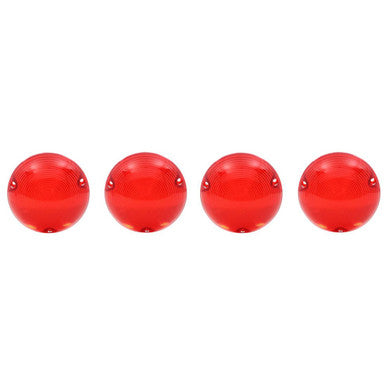 Trim Parts 1968-73 Chevrolet Corvette Set Of 4 Bubble Tail Light Lens/ Set - (A5782)