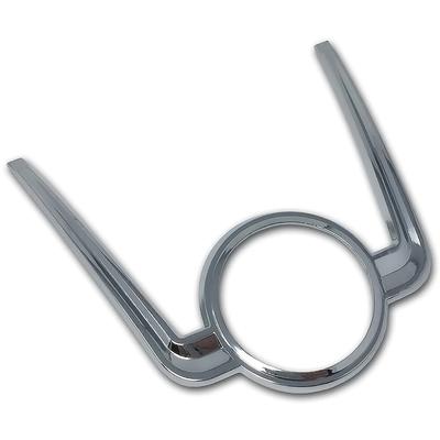 1958 Chevroelt Impala; Rear Speaker Grill Medallion Retainer; Chrome