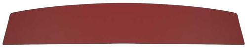 1965 Mustang Vinyl Covered Package Tray without Speaker Holes; 65 Bright Red