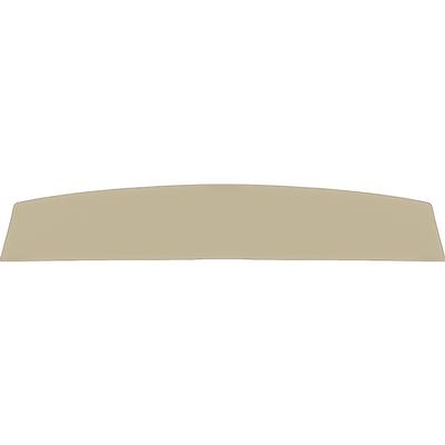 1967-68 Mustang Vinyl Covered Package Tray without Speaker Holes; 67-68 Parchment