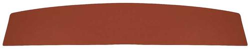 1966-67 Mustang Vinyl Covered Package Tray without Speaker Holes; 66-67 Red
