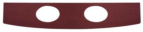 1965 Mustang Coupe; Vinyl Covered Package Tray w/ Speaker Holes; Bright Red