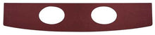 1965 Mustang Coupe; Vinyl Covered Package Tray w/ Speaker Holes; Bright Red