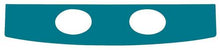 1965-67 Mustang Coupe; Vinyl Covered Package Tray w/ Speaker Holes; Turquoise