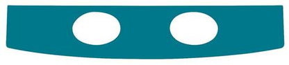 1965-67 Mustang Coupe; Vinyl Covered Package Tray w/ Speaker Holes; Turquoise