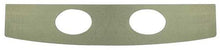 1965-67 Mustang Coupe; Vinyl Covered Package Tray w/ Speaker Holes; Ivy Gold