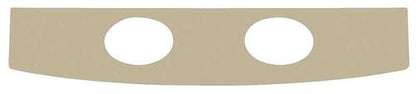 1967 Mustang Coupe; Vinyl Covered Package Tray w/ Speaker Holes; Parchment