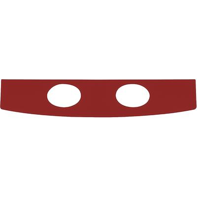 1966-67 Mustang Coupe; Vinyl Covered Package Tray w/ Speaker Holes; Red