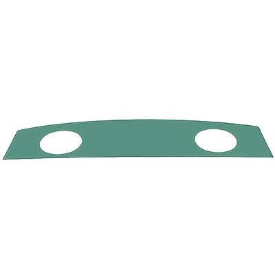 1968 Mustang Coupe; Vinyl Covered Package Tray w/ Speaker Holes;; Turquoise