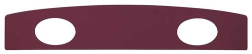 1968 Mustang Coupe; Vinyl Covered Package Tray w/ Speaker Holes;; 68 Maroon