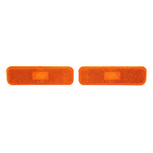 Trim Parts 1974-77 Chevrolet Camaro Dark Amber Front Marker Light Assembly, Pair - (A6742)