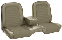 1965 Mustang Coupe; Standard Vinyl Front Bench Seat Upholstery; Full Set; Palomino