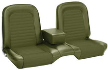 1965 Mustang Coupe; Standard Vinyl Front Bench Seat Upholstery; Front Only; Ivy Gold