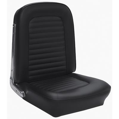 1966 Mustang Coupe; Standard Bucket Seat Upholstery; Full Set; Sierra Vinyl;  Black