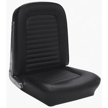1966 Mustang Coupe; Standard Bucket Seat Upholstery; Full Set; Sierra Vinyl;  Black