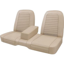 1966 Mustang Convertible with Front Bench Standard Full Set Seat Upholstery; Parchment