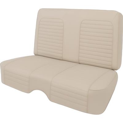 1966 Mustang Convertible with Front Bench Standard Full Set Seat Upholstery; Parchment