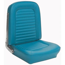 1966 Mustang Standard Front Bucket Seat Upholstery; Turquoise