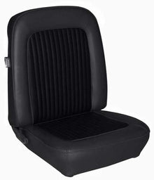 1968 Mustang; Standard Front Bucket Seat Upholstery Set; Driver & Passenger; Black
