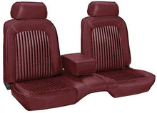 1969 Mustang Coupe; Reproduction Standard Front Bench Upholstery; Full Set;; Dark Red