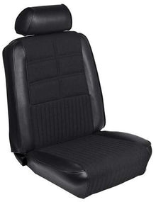 1969 Mustang Fastback; Deluxe / Grande Bucket Seat Upholstery; Full Set; Black