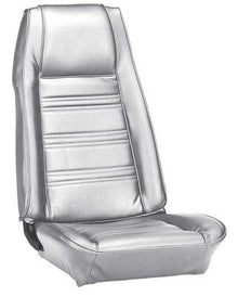 1970 Mustang; Standard Bucket Seat Upholstery; Front Only; White