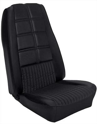 1970 Mustang Coupe; Deluxe / Grande; Reproduction Front Buckets Upholstery; Full Set; Black