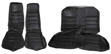1971-73 Mustang Coupe; Reproduction Standard Front Buckets Upholstery; Full Set; Black