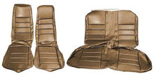 1971-73 Mustang Coupe; Reproduction Standard Front Buckets Upholstery; Full Set; Ginger