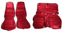 1971-73 Mustang Fastback with Front Buckets Reproduction Standard Full Set Upholstery; Vermillion