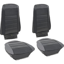 1971 Mustang; Standard Bucket Seat Upholstery; Front Only; Black
