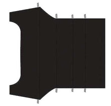 1964-68 Mustang Coupe; Reproduction Vinyl Headliner; Moonskin/Crater; Black