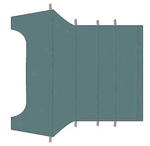 1964-68 Mustang Coupe; Reproduction Vinyl Headliner; Moonskin/Crater; Medium Blue