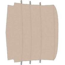 1965-68 Mustang Fastback; Reproduction Vinyl Headliner; Moonskin/Crater; Tan